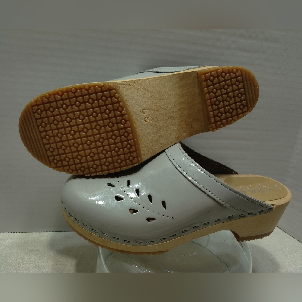 VERKA wooden clogs # 7.5US